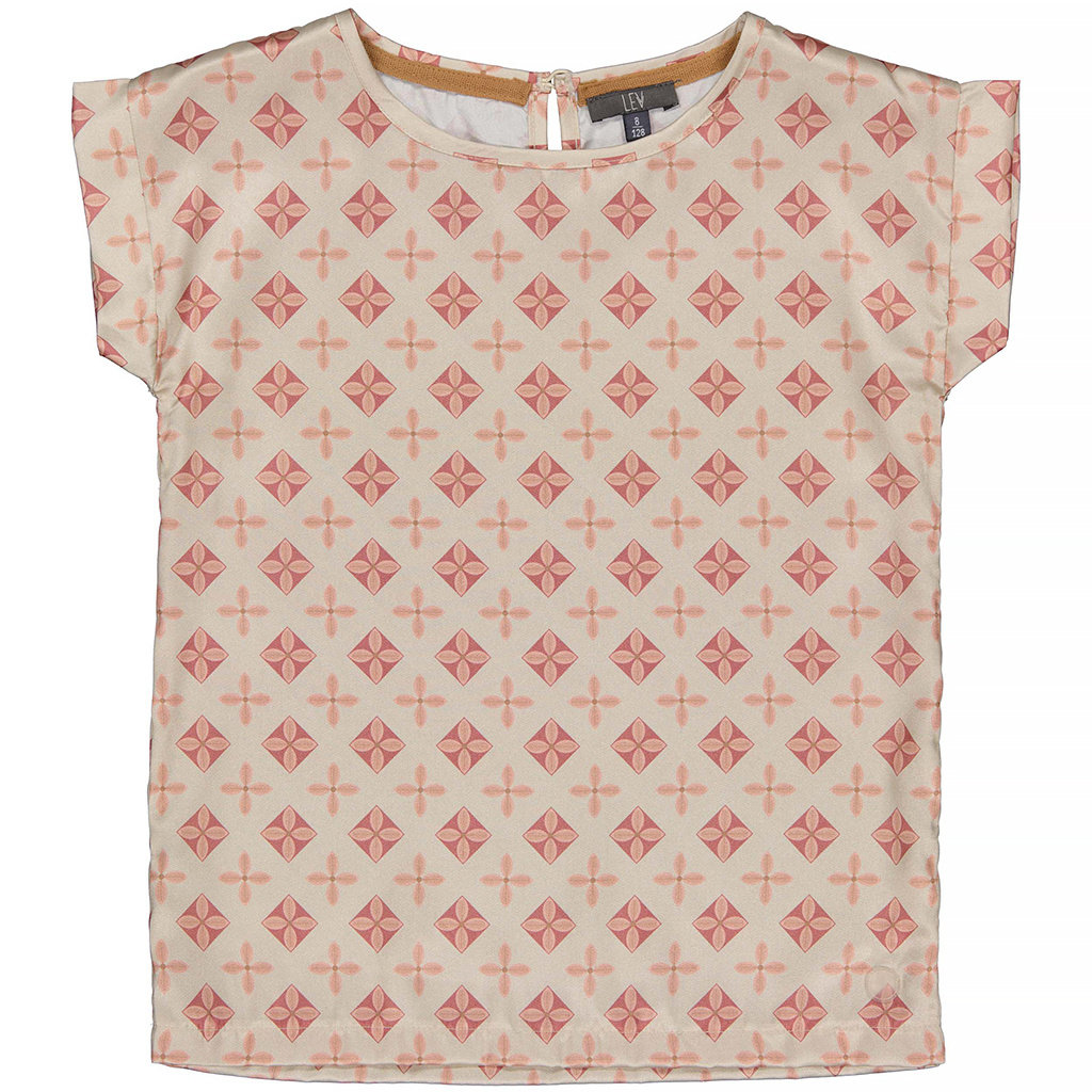 T-shirt Defne (aop creme geomatric)