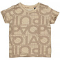 Quapi T-shirtje Valdis (aop sand letters)