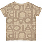 Quapi T-shirtje Valdis (aop sand letters)