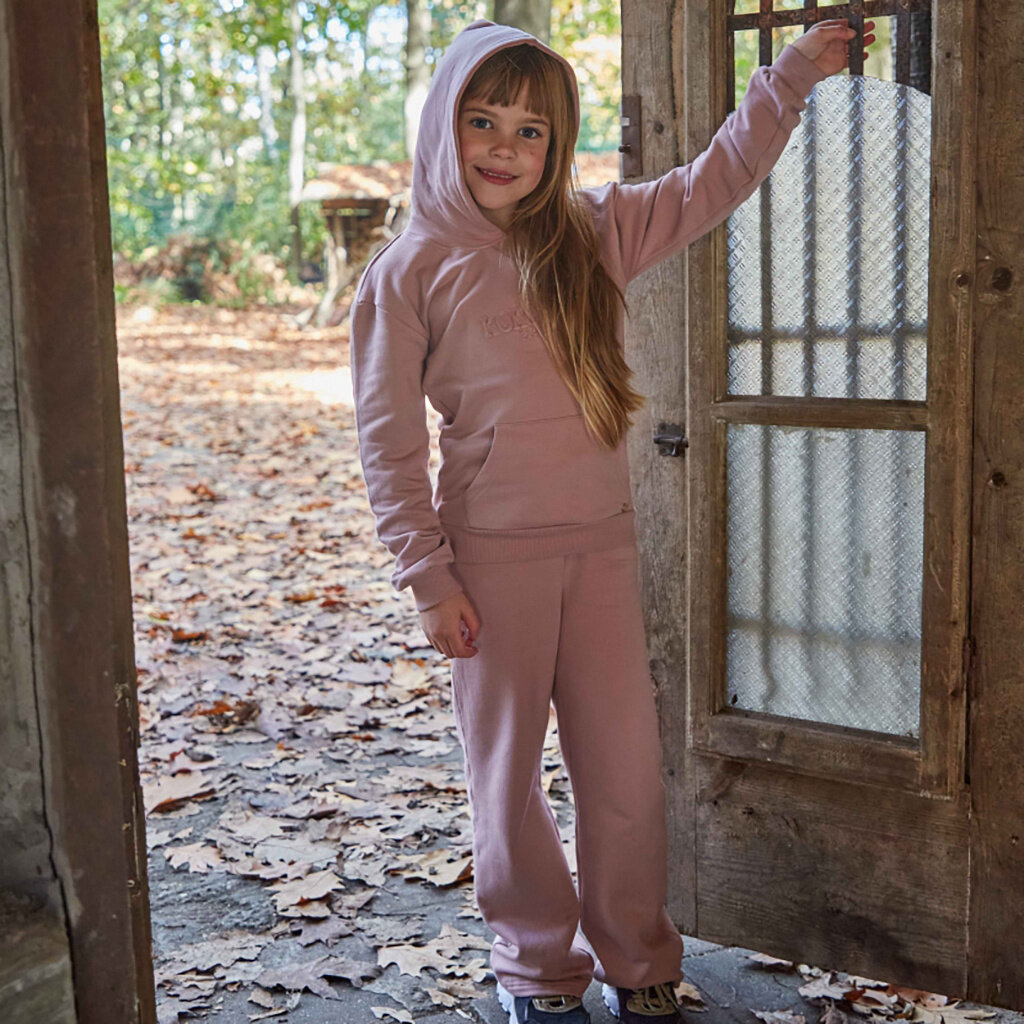 Trui hoodie (dusty pink)