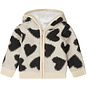 Dirkje Buitenvestje hoodie Smile (off white)