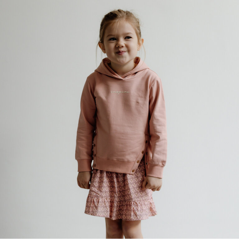 Trui hoodie Giada (pink pastel)