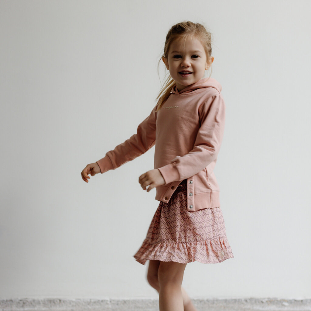 Trui hoodie Giada (pink pastel)