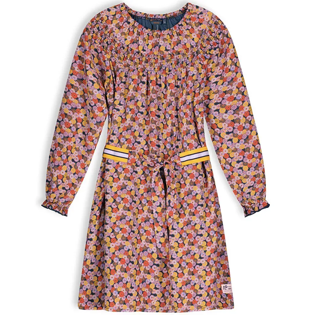 Jurk Manilla met riem (sunset pink)