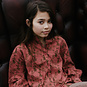 LEVV Blouse Fara (olive flowers)