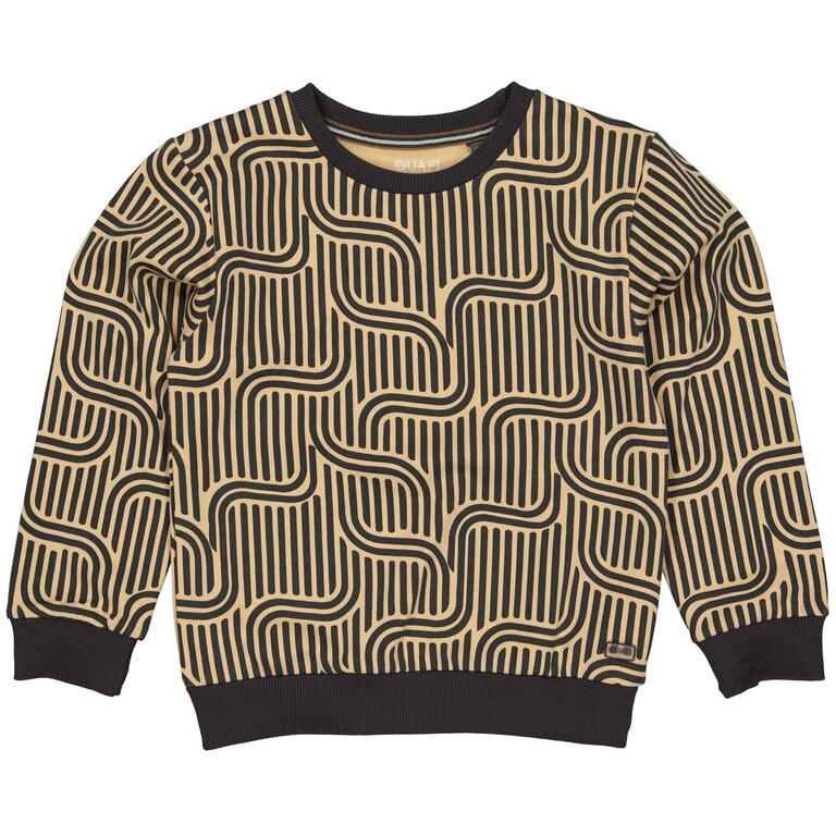 Trui Aleso (grey metal geometric)