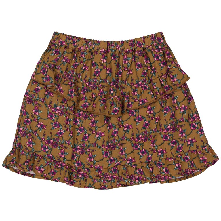 Rokje Andrea (brown almond floral)