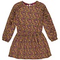 Quapi Jurk Aafke (brown almond floral)