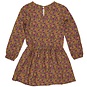Quapi Jurk Aafke (brown almond floral)