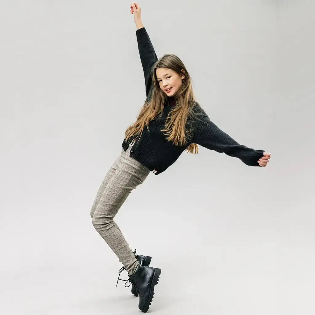 Broek SKINNY (check)