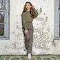 NoBell' Broek Sali pied de poule (animal brown)