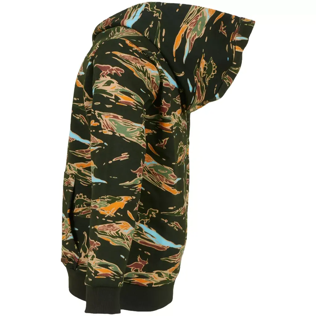 Trui hoodie Four (dark green)