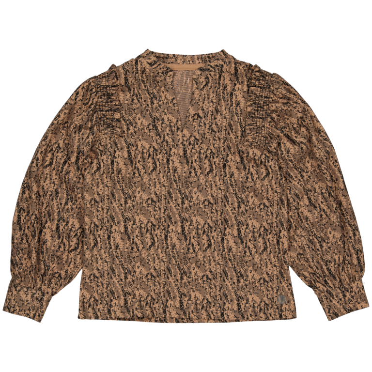 Blouse Filou (aop brown dust flakes)
