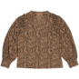 LEVV Blouse Filou (aop brown dust flakes)