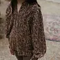 LEVV Blouse Filou (aop brown dust flakes)