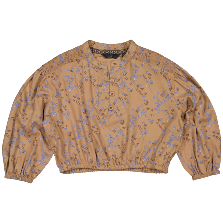 Blouse Gest (aop blue moon flowers)