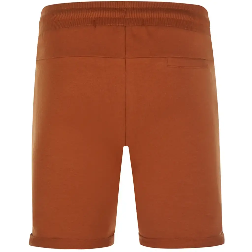 Korte joggingbroek (cognac)