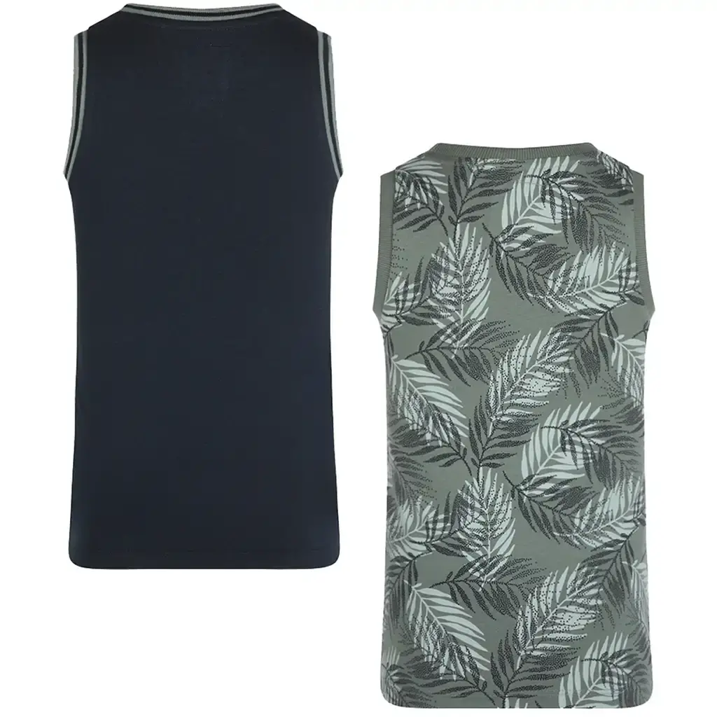 Set 2 tanktops (dusty green)