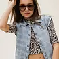 Looxs Gilet (check denim)