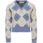 Looxs Trui argyle (blue argyle check)