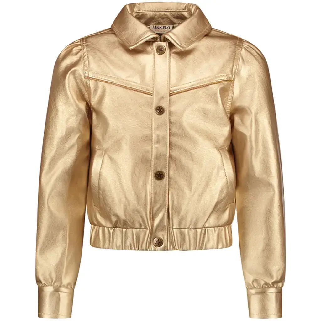 Leren jasje (gold)