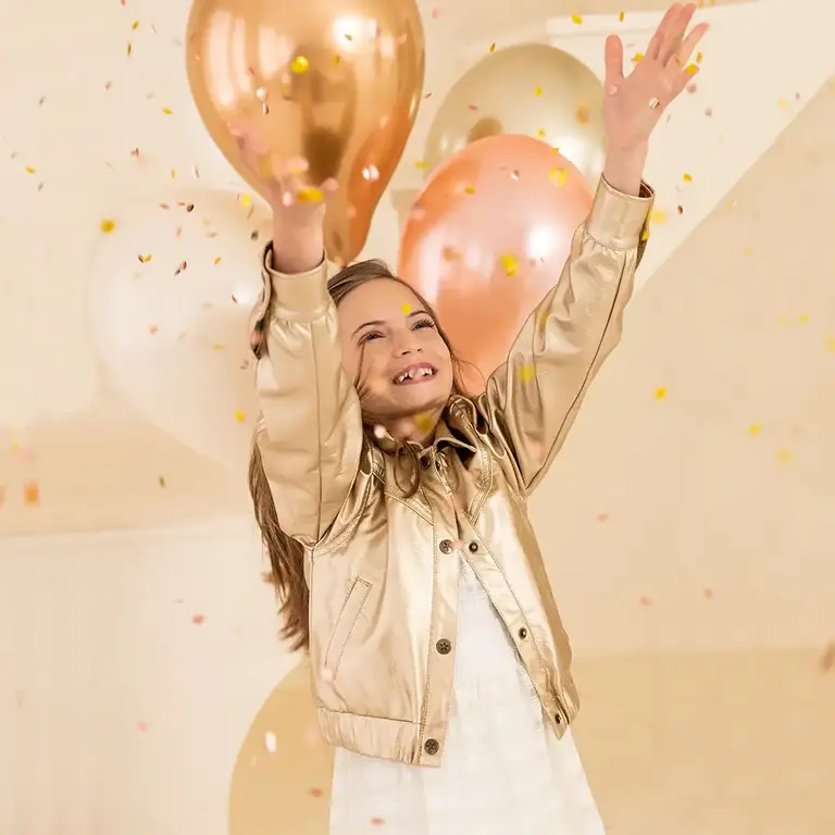 Leren jasje (gold)