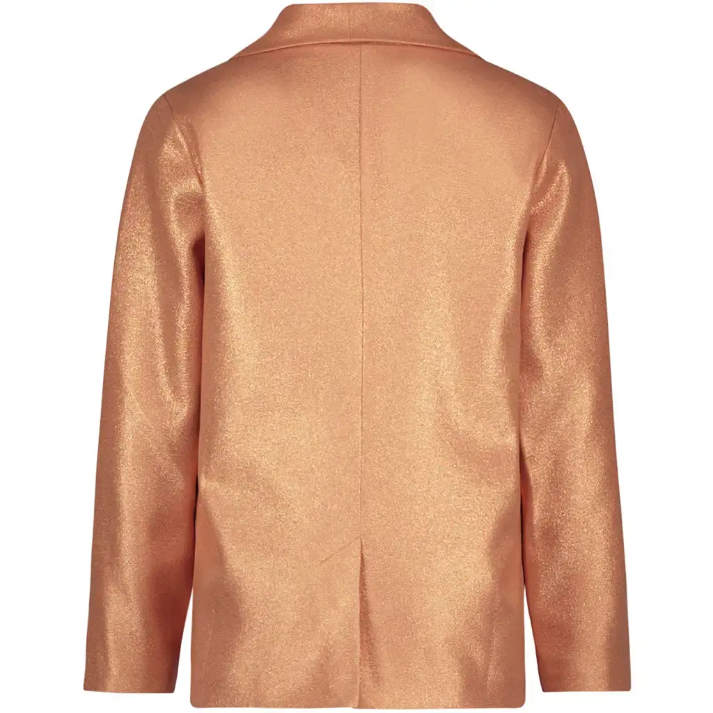 Blazer metallic crepe (brique)