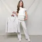 NoBell' Broek Sayla wide fit (silver gray)