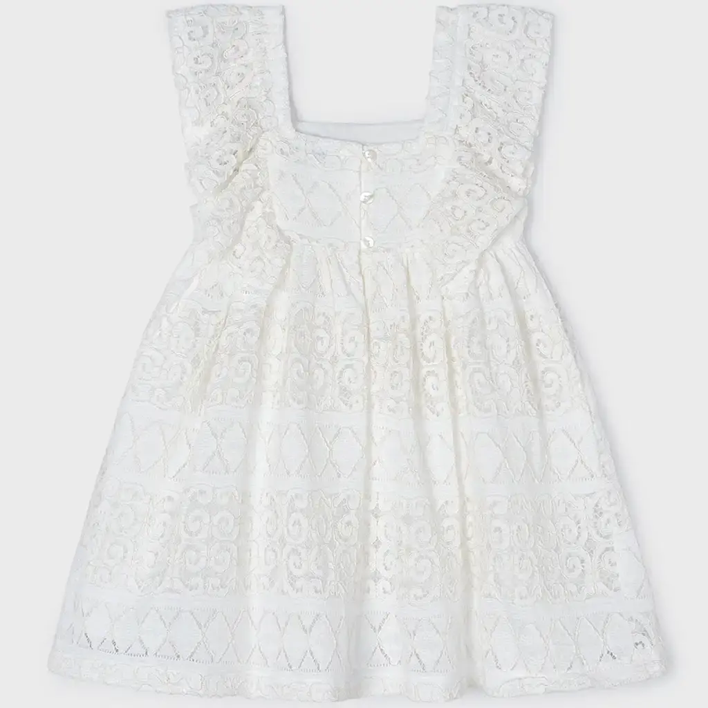 Zomerjurk met kant (natural)