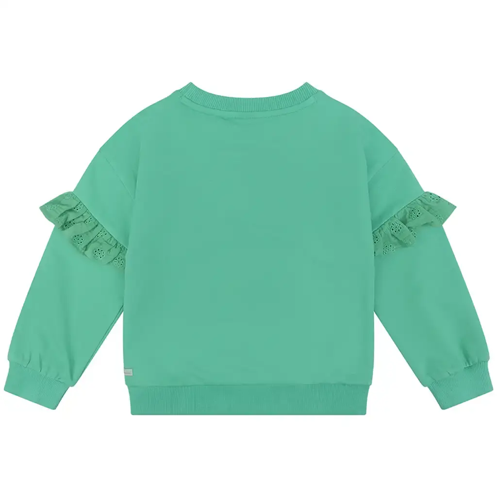 Trui oversized organic (green sea)