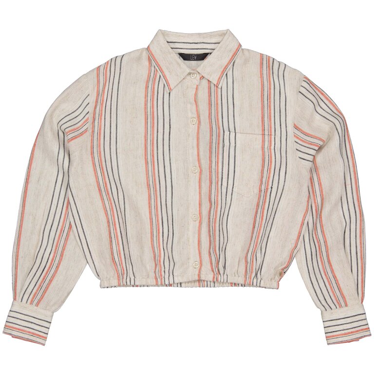 Blouse Kaori (aop taupe stripe)