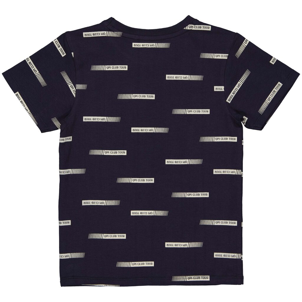 T-shirt Badr (aop blue text)