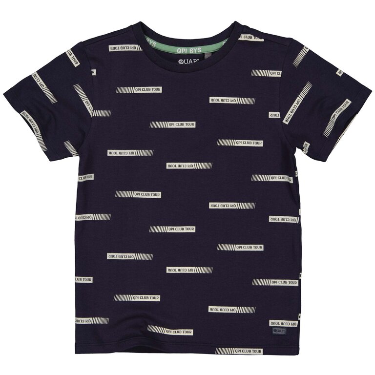 T-shirt Badr (aop blue text)