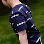 Quapi T-shirt Badr (aop blue text)