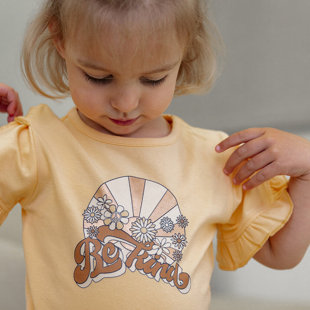 T-shirt Groovy (faded orange)