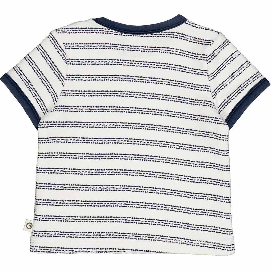 T-shirtje (balsam cream/night blue)