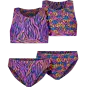 Just Beach Bikini Miami Beach REVERSIBLE  (funky zebra)