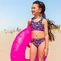 Just Beach Bikini Miami Beach REVERSIBLE  (funky zebra)