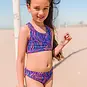 Just Beach Bikini Miami Beach REVERSIBLE  (funky zebra)