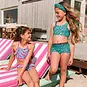 Just Beach Bikini Waikiki Bay (turquoise zebra)