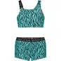 Just Beach Bikini Waikiki Bay (turquoise zebra)