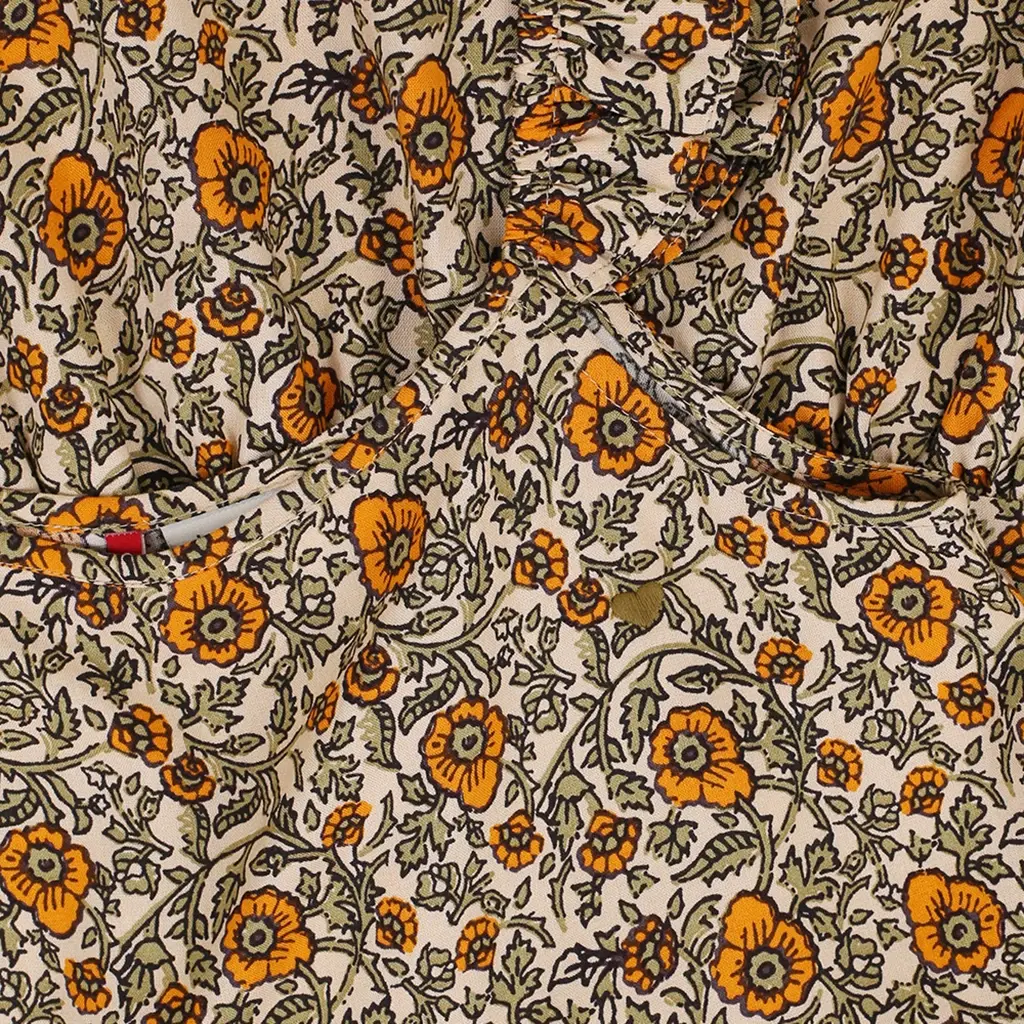Jurk (orange floral)