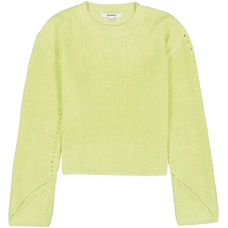 Gebreide trui (wild lime)