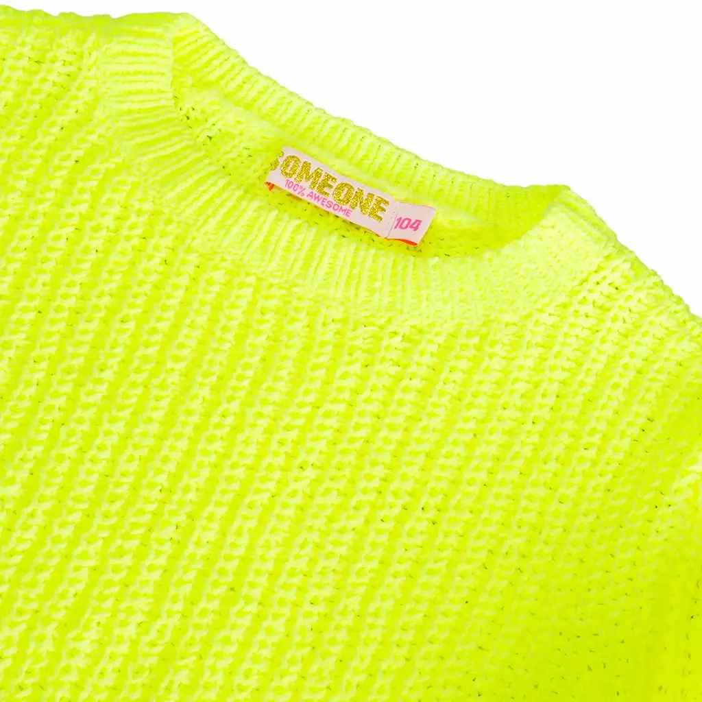 Trui Leonie (fluo yellow)