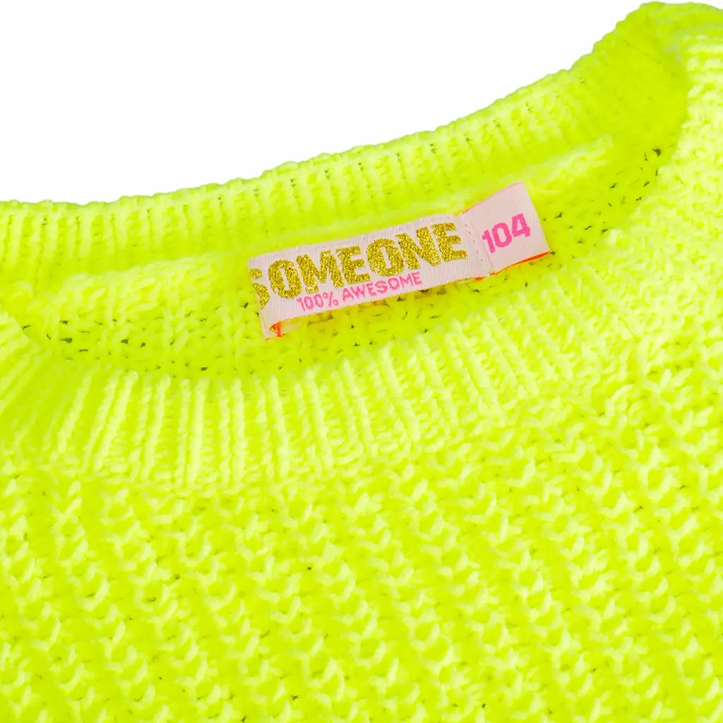 Trui Leonie (fluo yellow)