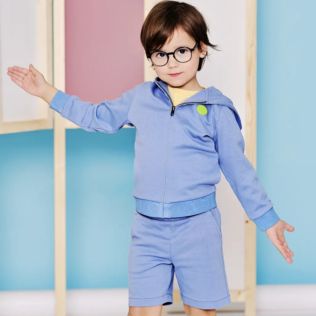 Korte broek Rob (grey blue)