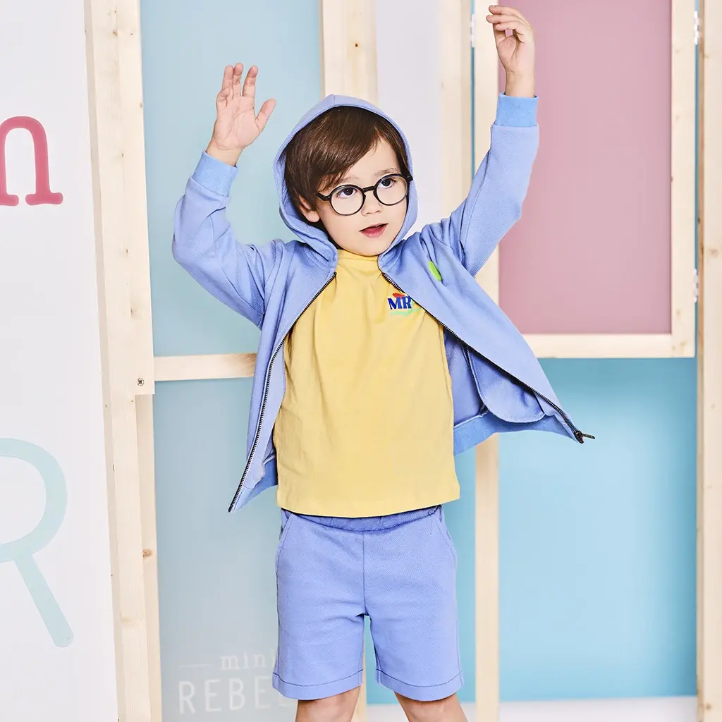 Korte broek Rob (grey blue)