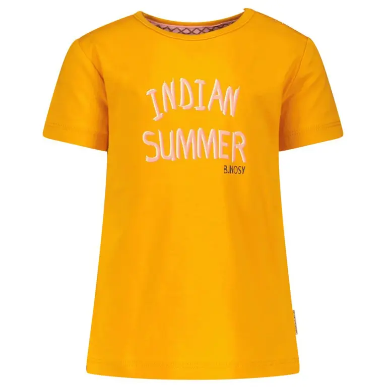 T-shirtje B. Blush (dk. cheddar)