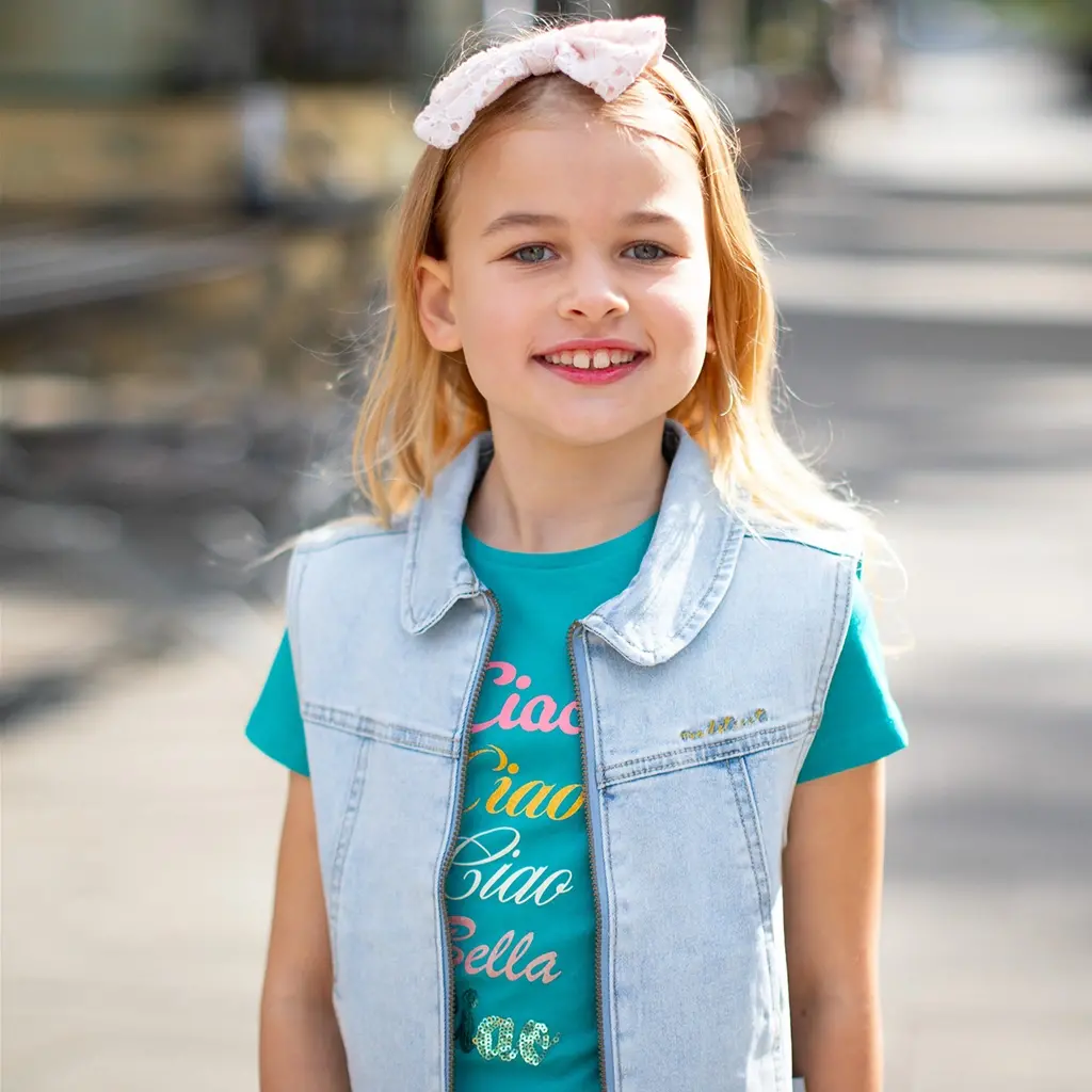 Spijker gilet (extra light blue)