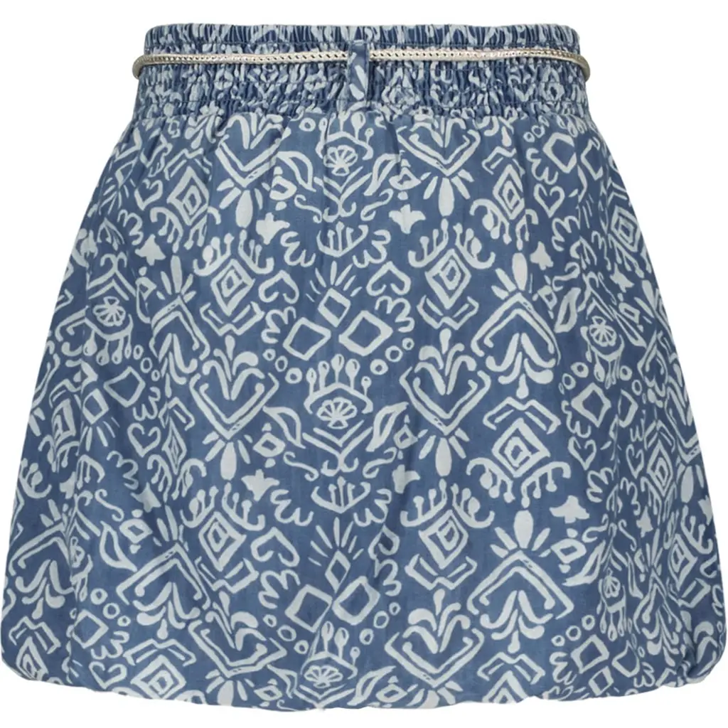 Rokje balloon (denim ikat)